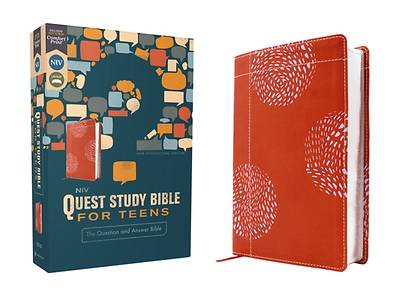 Picture of Niv, Quest Study Bible for Teens, Leathersoft, Coral, Comfort Print