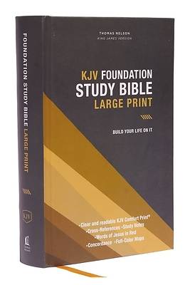 Picture of Kjv, Foundation Study Bible, Large Print, Hardcover, Red Letter, Comfort Print