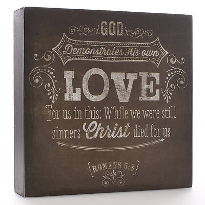 Picture of Chalkboard Collection: Love Wooden Wall Decór Plaque