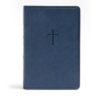 Picture of CSB Everyday Study Bible, Navy Cross Leathertouch