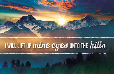Picture of I Will Lift Up Mine Eyes Postcard