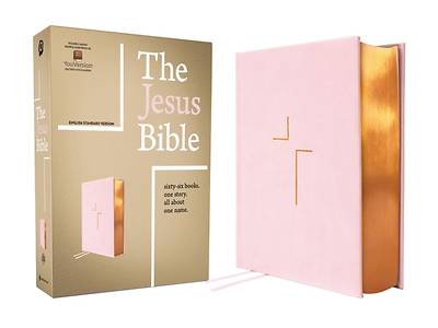 Picture of The Jesus Bible, ESV Edition, Leathersoft Over Board, Pink