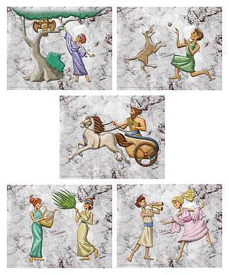 Picture of Vacation Bible School (VBS19) Athens God Sightings Frieze Figures Pkg 50