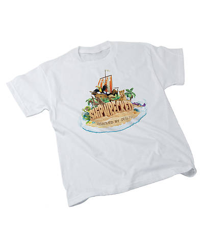 Picture of Vacation Bible School (VBS) 2018 Shipwrecked Adult Theme T-Shirt - MED