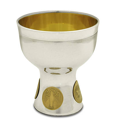 Picture of Artistic Four Evangelists Gold-lined Silverplate Chalice