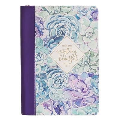 Picture of Journal Classic Floral Everything Beautiful in Its Time