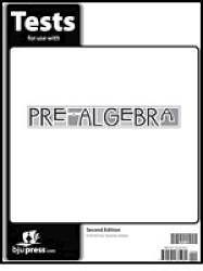 Picture of Pre-Algebra Grade 8 Test Pack 2nd Edition