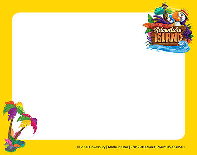 Picture of Vacation Bible School (VBS) 2021 Discovery on Adventure Island Name Tag Cards (Pkg of 24)