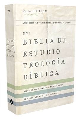 Picture of NVI Biblia de Estudio, Teología Bíblica, Tapa Dura, Interior a Cuatro Colores