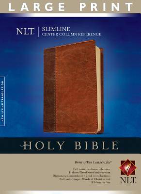 Picture of New Living Translation Slimline Center Column Reference Bible Large Print