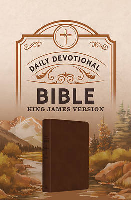 Picture of Daily Devotional Bible KJV [Hickory Cross]