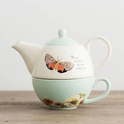 Picture of Teapot And Cup Set For Mom - So Thankful