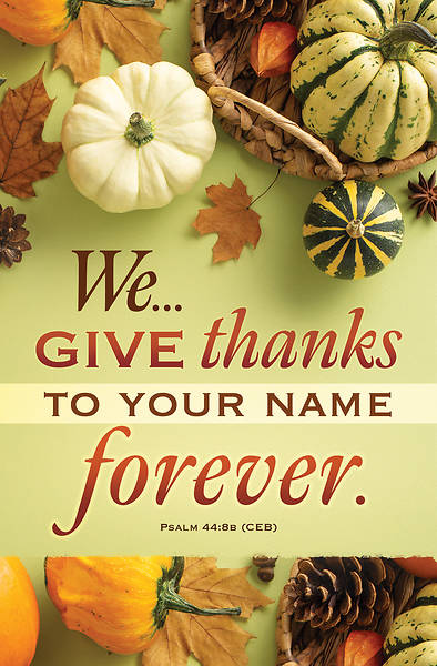 Picture of We Give Thanks Thanksgiving Bulletin Regular