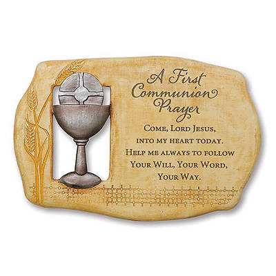 Picture of First Communion Prayer Plaque
