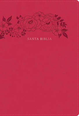 Picture of Rvr 1960 Biblia Letra Supergigante, Floral, Símil Piel