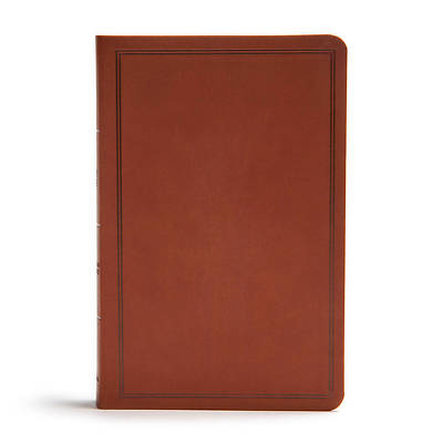 Picture of CSB Deluxe Gift Bible, Brown Leathertouch