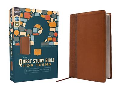 Picture of Niv, Quest Study Bible for Teens, Leathersoft, Brown, Comfort Print