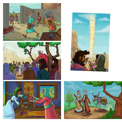 Picture of VBS 2025 Road Trip Bible Story Poster Pack