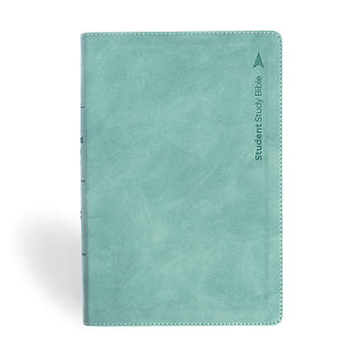 Picture of CSB Student Study Bible, Earthen Teal Suedesoft Leathertouch, Indexed