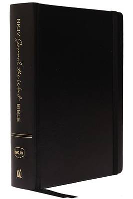 Picture of NKJV, Journal the Word Bible, Hardcover, Black, Red Letter Edition, Comfort Print