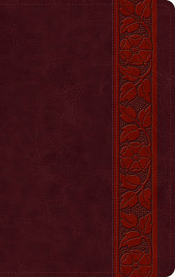 Picture of ESV Large Print Personal Size Bible (Trutone, Mahogany, Trellis Design)