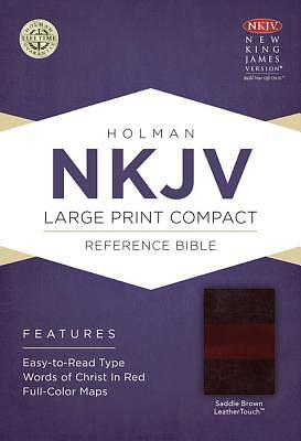 Picture of Large Print Compact Reference Bible-NKJV