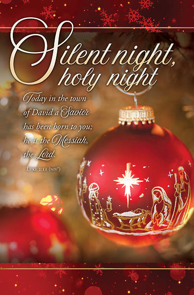 Picture of Silent Night, Holy Night Regular Size Bulletin