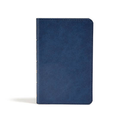 Picture of CSB Personal Size Bible, Navy Leathertouch