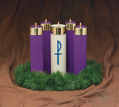 Picture of Advent With Christ Candela Set - 4 Purple
