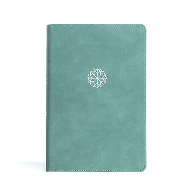 Picture of CSB Personal Size Giant Print Bible, Earthen Teal Leathertouch