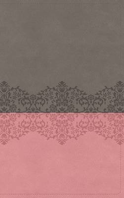 Picture of Niv, Quest Study Bible, Leathersoft, Gray/Pink, Thumb Indexed, Comfort Print
