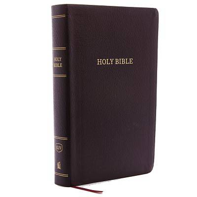 Picture of KJV, Reference Bible, Personal Size Giant Print, Bonded Leather, Burgundy, Red Letter Edition