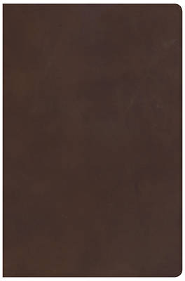 Picture of KJV Super Giant Print Reference Bible, Brown Genuine Leather, Indexed