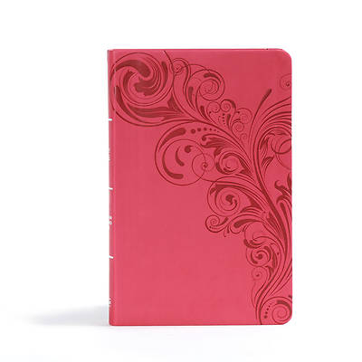 Picture of CSB Ultrathin Reference Bible, Pink Leathertouch