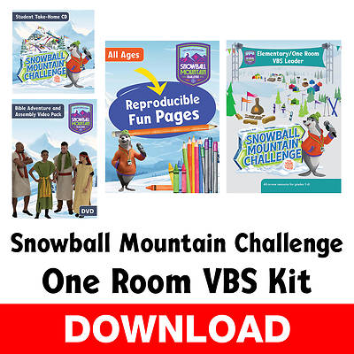 Picture of VBS 2026 Snowball Mountain Challenge One Room VBS Digital Kit Download