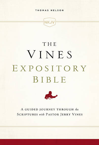 Picture of NKJV, the Vines Expository Bible, Cloth Over Board, Red Letter Edition