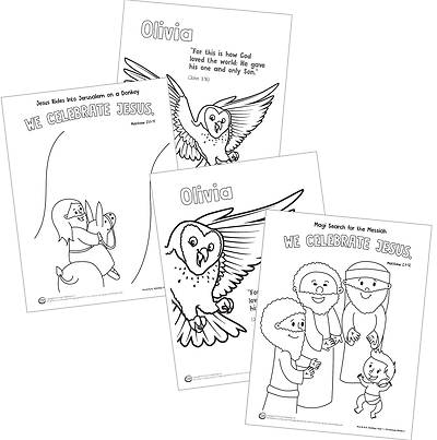 Picture of Simply Loved PreK-K Holiday Coloring Creation Year 1