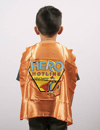 Picture of Vacation Bible School (VBS) Hero Hotline Kids Cape (Pkg of 6)