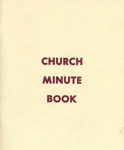 Picture of Church Minute Book