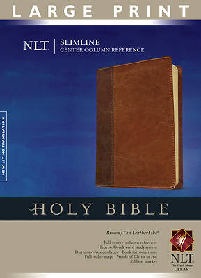 Picture of Bible NLT Slimline Center Column Reference LP