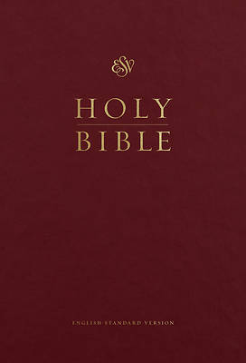 Picture of ESV Pew and Worship Bible, Large Print (Burgundy)