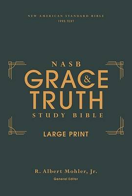 Picture of Nasb, the Grace and Truth Study Bible, Large Print, Hardcover, Red Letter, 1995 Text, Comfort Print
