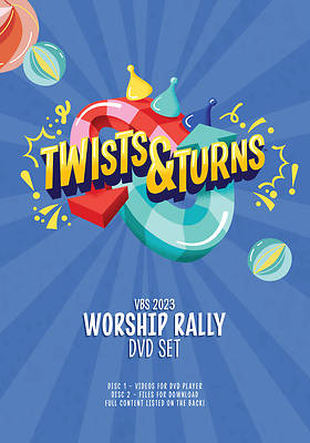 Picture of Vacation Bible School VBS 2023 Twists & Turns Worship Rally DVD Set