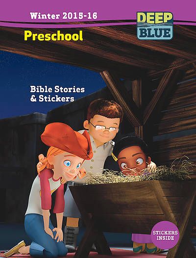 Picture of Deep Blue Preschool Bible Stories & Stickers Winter 2015-16