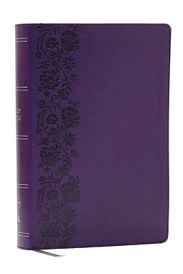 Picture of NKJV Giant Print End-Of-Verse Reference Bible, Purple Leathersoft, Red Letter, Comfort Print