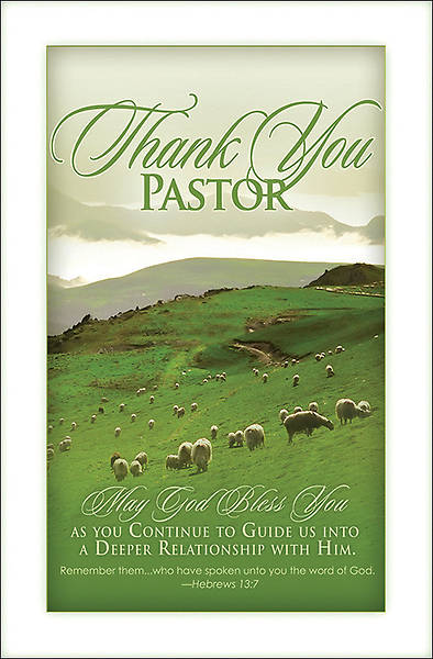 Picture of Thank You Pastor Bulletin Regular (Package of 100)