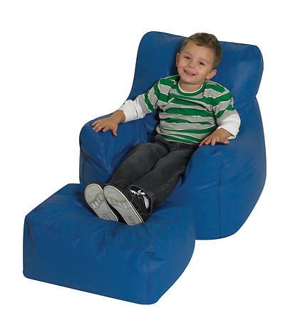 Picture of Cozy Chair and Ottoman - Blue