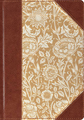Picture of ESV Single Column Journaling Bible, Large Print (Cloth Over Board, Antique Floral Design)