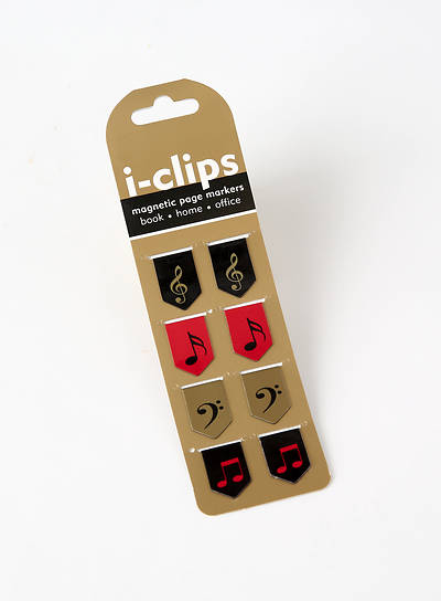 Picture of Set of 8 Music i-Clips Magnetic Page Markers
