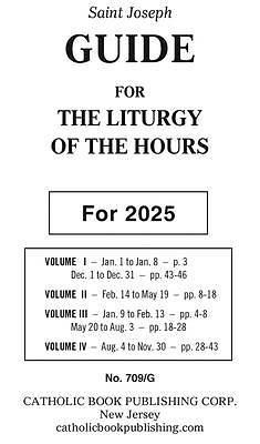 Picture of Liturgy of the Hours Guide for 2025 (Large Type)